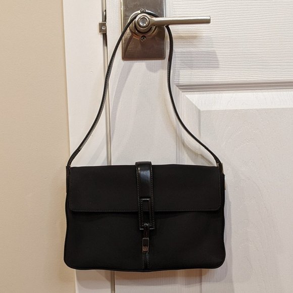 DKNY Vintage Rectangular 2000s Retro Shoulder Handbag Purse - Picture 1 of 6